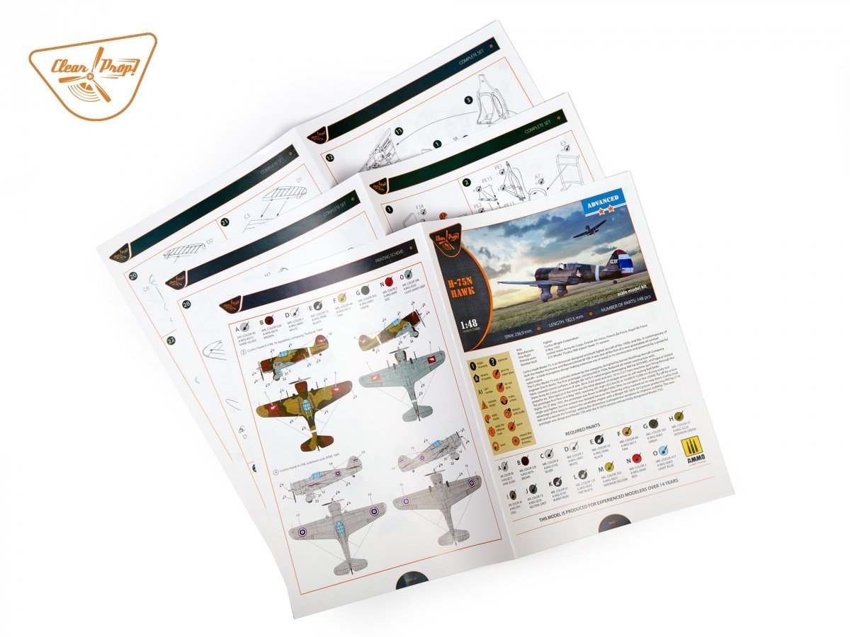 Clear Prop! CP4804 H-75N Hawk ADVANCED KIT 1/48 – obrázek 24