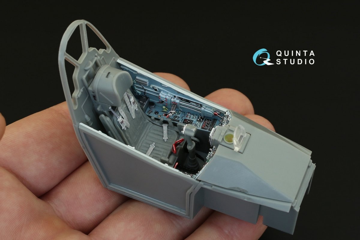 Quinta Studio QD32006 Su-25UB 3D-Printed &amp;amp; colored Interior on decal paper (for Trumpeter kit) 1/32 – obrázek 6