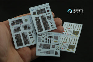 Quinta Studio QD32036 F-4D 3D-Printed &amp;amp; colored Interior on decal paper (Tamiya) 1/32 – Bild 7