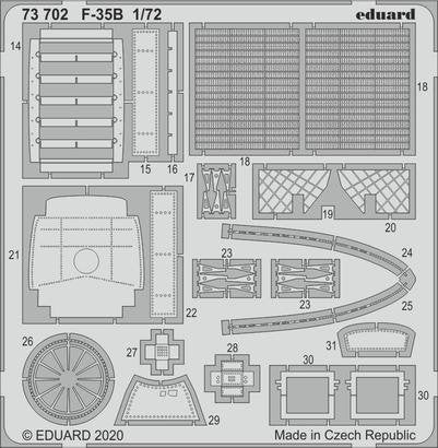 Maquette Eduard 73702 F-35B pour Italeri au 1/72 – image 2