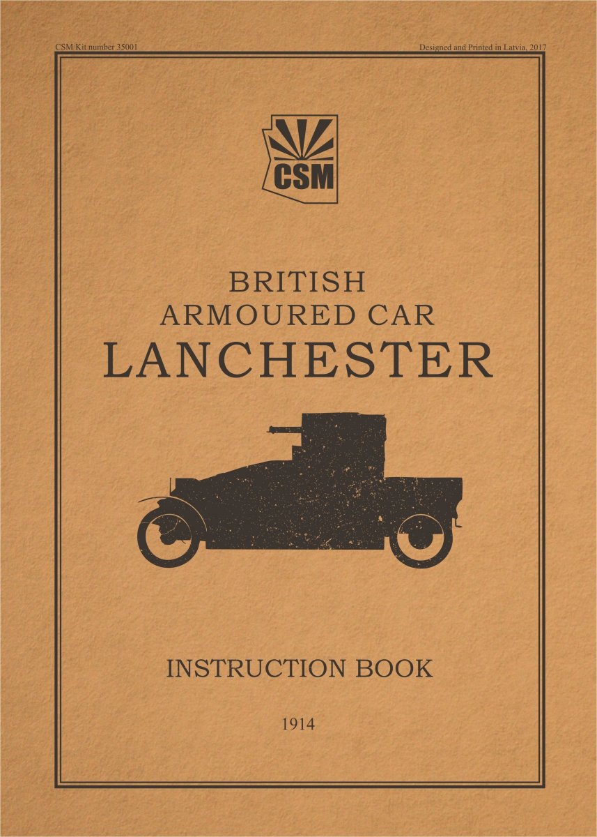 Copper State Models 35001 Lanchester Armored Car (1/35) – image 2