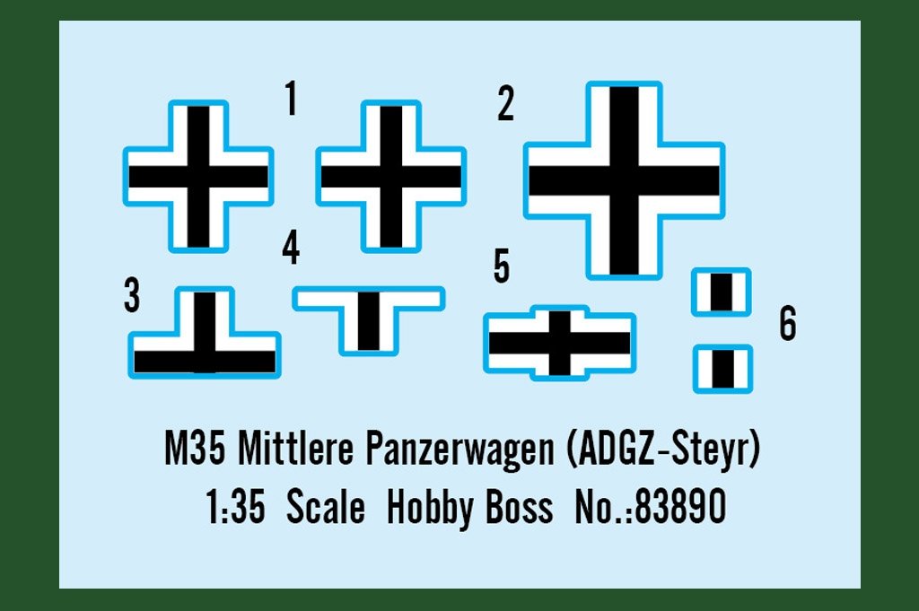 Hobby Boss 83890 M35 Mittlere Panzerwagen (ADGZ-Steyr) 1/35 – zdjęcie 3