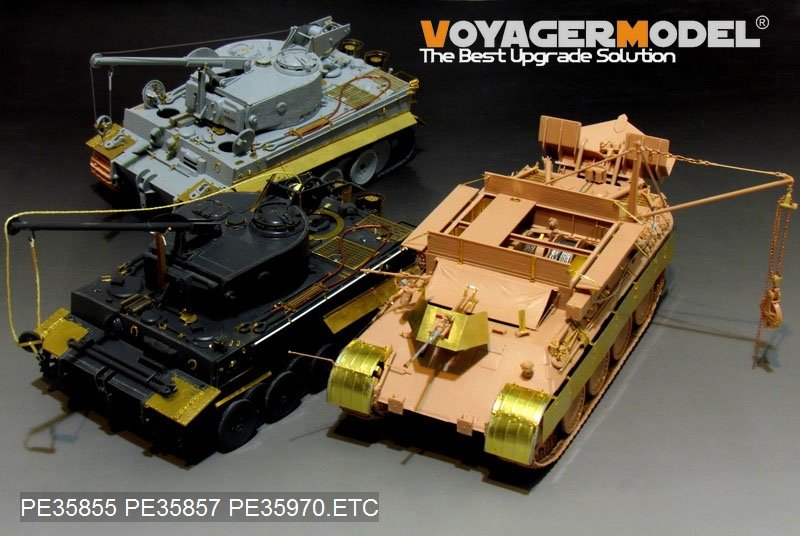 Voyager Model PE35970 WWII German Bergepanther Ausf.A (Late type,Panther G tool holders) Basic For MENG SS-015 1/35 – zdjęcie 23