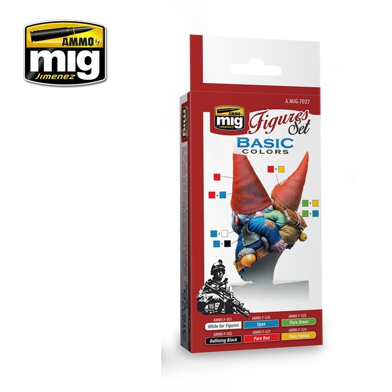Ammo of Mig 7027 BASIC COLORS SET FOR FIGURES – image 2