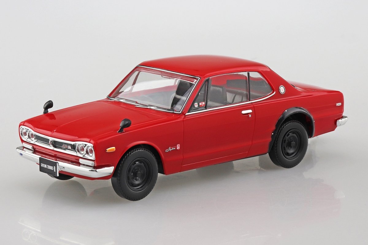 Aoshima 05884 Nissan Skyline 2000 GT-R (Red) 1/32 – Bild 2