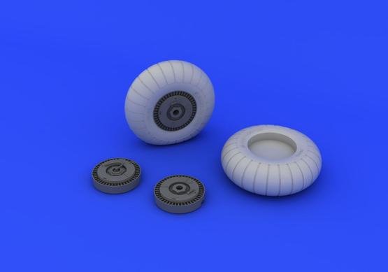 Eduard 648244 Ju 88A wheels early 1/48 ICM – image 3