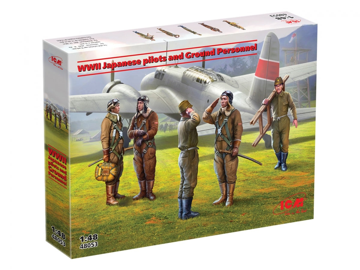 ICM 48053 Japanese pilots and ground personnel WWII 1/48 – image 2