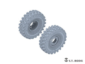 ET Model P35-116 Russian URAL-4320 Truck Weighted Road Wheels(3D Printed) For TRUMPETER Kit 1/35 – obrázek 5
