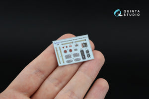 Quinta Studio QD+35139 Land Rover 88 series II family 3D-Printed &amp;amp; colored Interior on decal paper (AK Interactive) (with 3D-printed resin parts) 1/35 – obrázek 3