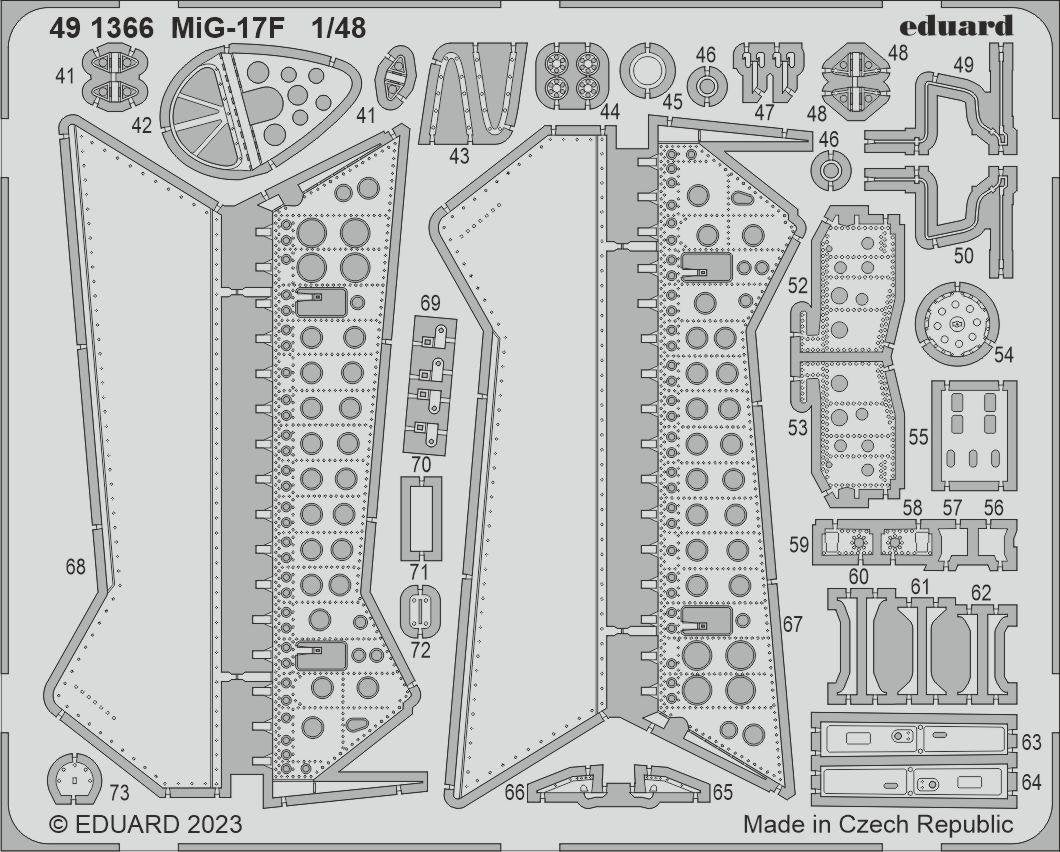 Eduard 491366 MiG-17F AMMO 1/48 – obrázek 2