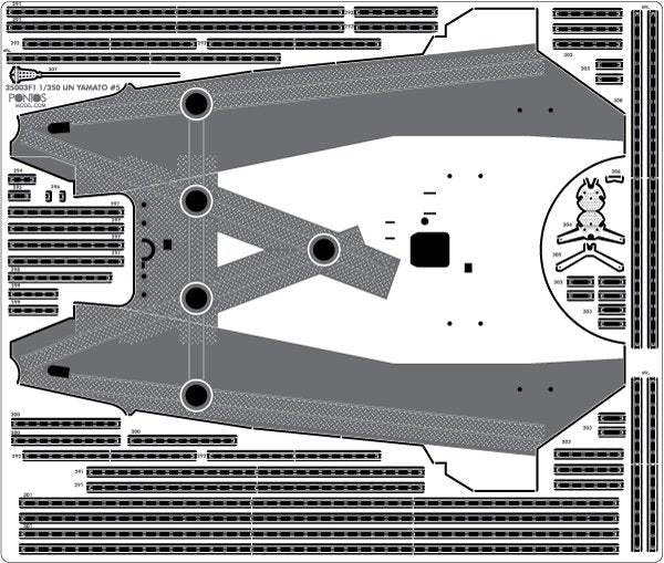 Pontos 35003F1 IJN Yamato Detail Up Set 1/350 – image 6