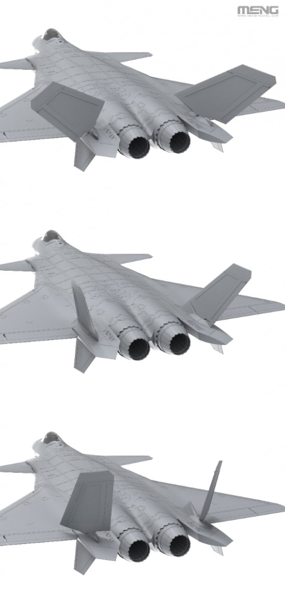 Meng LS-002 Chinese J-20 Stealth Fighter 1/48 – immagine 13