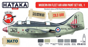 Hataka HTK-AS113 Modern RN Fleet Air Arm Paint Set Vol. 1 6x17ml – image 2