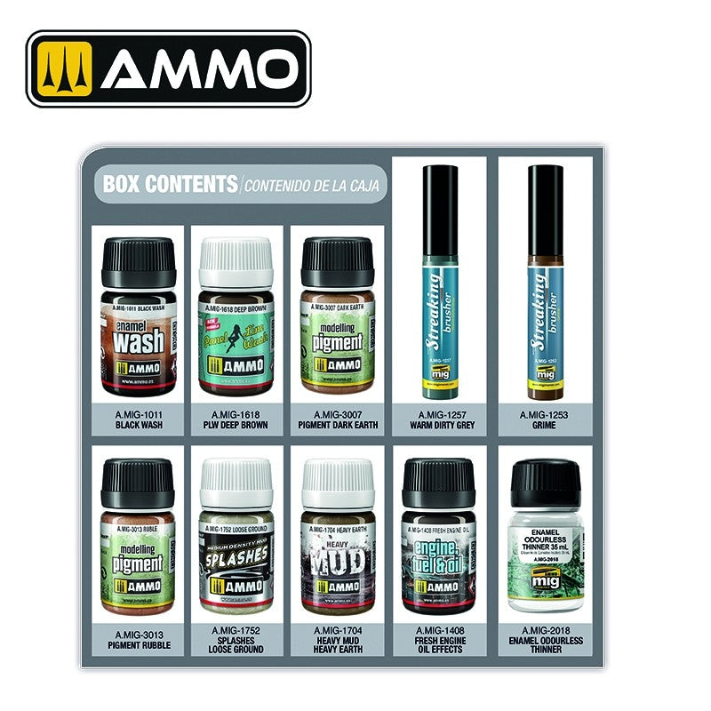 AMMO by Mig Jimenez 7820 Beginners Set - Weathering – imagen 2