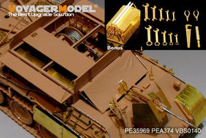 Voyager Model PE35969 WWII German Bergepanther Ausf.A (Early type,Panther A tool holders) Basic For MENG SS-015 1/35 – obrázek 16