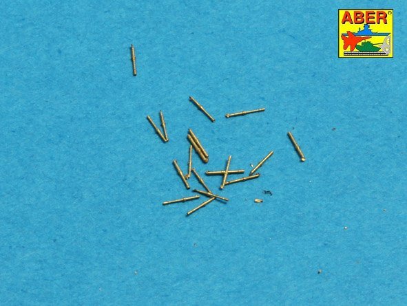 Aber 700 L-36 Set of 20 pcs 37 mm /54 Breda gun barrels for Italian Navy ships 1/700 – image 2
