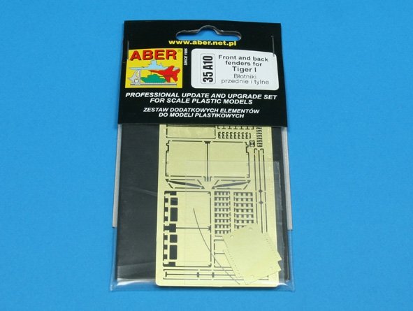 Aber 35A010 Ailes avant et arrière pour Tiger I (1/35) – image 3