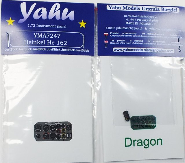 Yahu YMA7247 He 162 (Dragon) 1/72