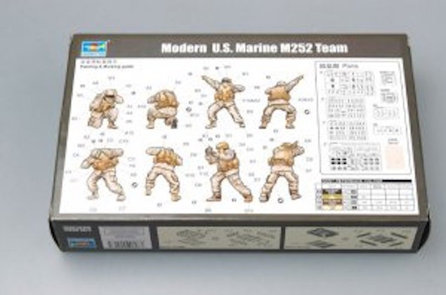 Trumpeter 00423 Modern US Marine M252 Mortar Team 1/35 – image 3