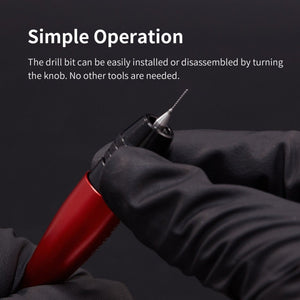 DSPIAE AT-VHDS Aluminum Alloy Hand Drill 0.3-3.2mm / wiertarka z wiertłami – zdjęcie 6