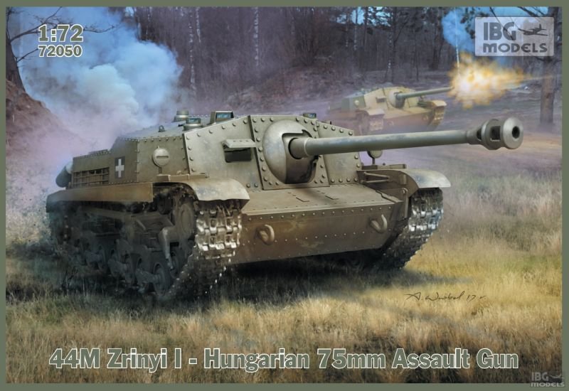 IBG 72050 44M Zrinyi I Hungarian 75mm Assault Gun 1/72