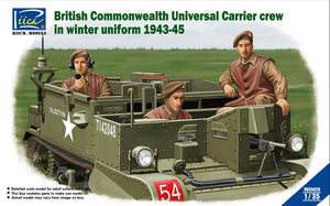 Riich Models RV35028 British &amp;amp; Commonwealth Universal Carrier crew in winter uniform 1943-1945 1/35