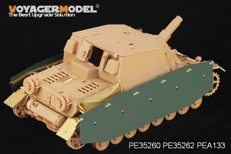 Voyager Model PEA133 WWII German Sturmpanzer IV Brummbar Early Version Side Skirts (For Tristar 35038) 1/35 – image 6