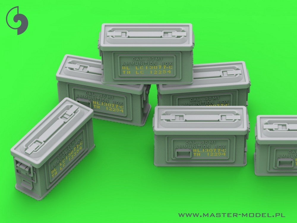 Master GM-35-091 M1 Ammo Boxes for Browning M1919 Rifle .30cal (7.62mm) (6 pcs.) - CLOSED 1/35 – image 5