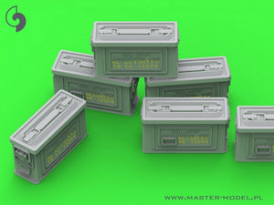 Master GM-35-091 M1 Ammo Boxes for Browning M1919 Rifle .30cal (7.62mm) (6 pcs.) - CLOSED 1/35 – image 5
