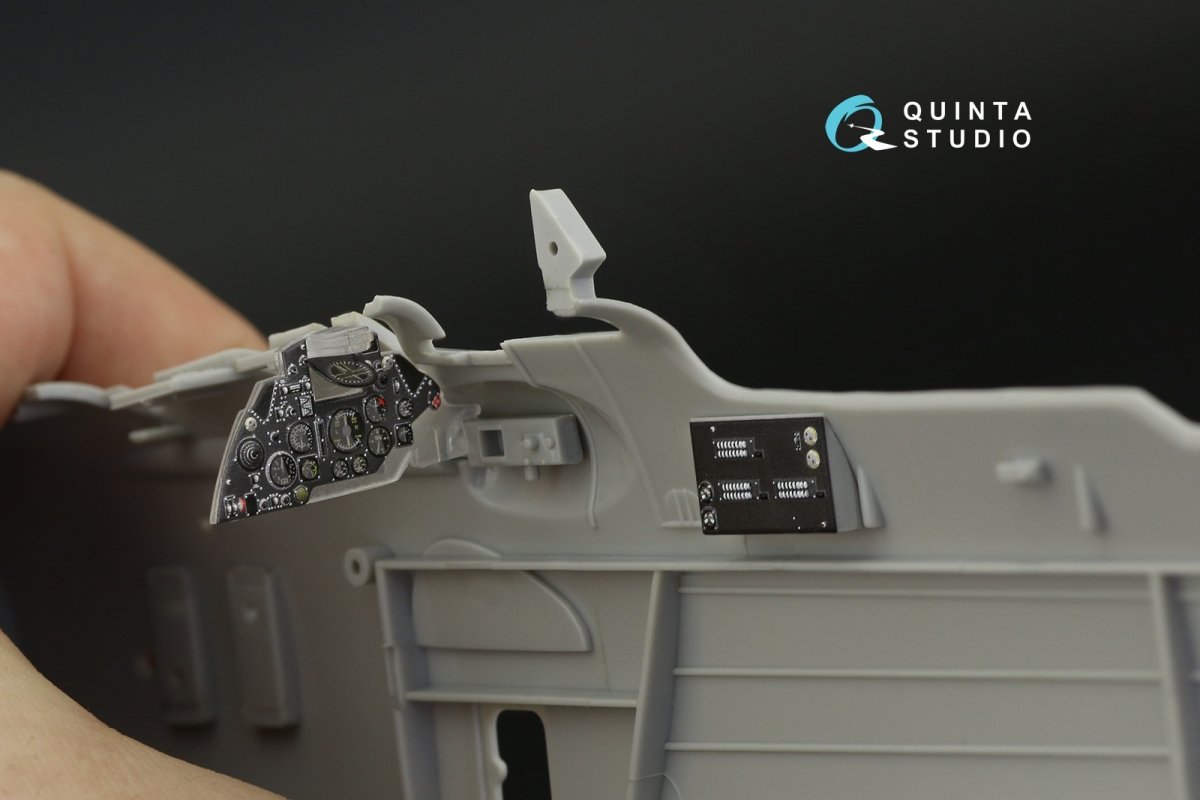 Quinta Studio QD32115 Fairey Swordfish Mk.I 3D-Printed &amp;amp; colored Interior on decal paper (Trumpeter) 1/32 – immagine 10