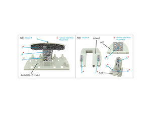 Quinta Studio QD72175 CH-47D 3D-Printed colored Interior on decal paper (Trumpeter) 1/72 – obrázek 2