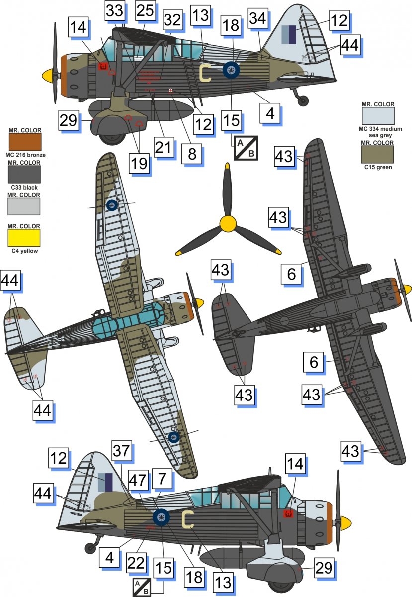 Dora Wings 72023 Westland Lysander Mk.III 1/72 – immagine 3