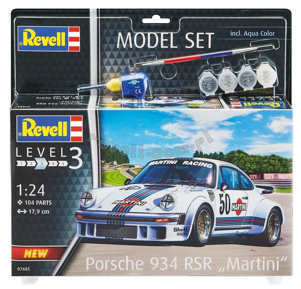 Revell 67685 Porsche 934 RSR Martini - maquette au 1/24