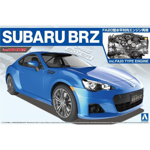 Aoshima 00761 SUBARU BRZ &amp;#39;12 w/Full Engine Detail 1/24