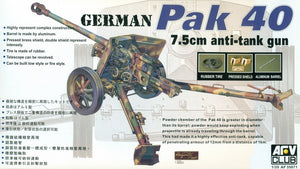 AFV Club 35071 Pak 40 75mm Anti-tank Gun 1/35