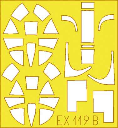 Eduard EX119 B-25J 1/48 REVELL/MONOGRAM – image 2