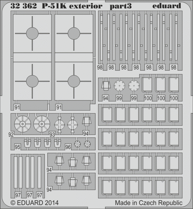 Eduard BIG3345 P-51K 1/32 Dragon – zdjęcie 7