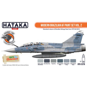Hataka HTK-CS78 Modern Brazilian AF paint set vol. 2 (6x17ml) – obrázek 2