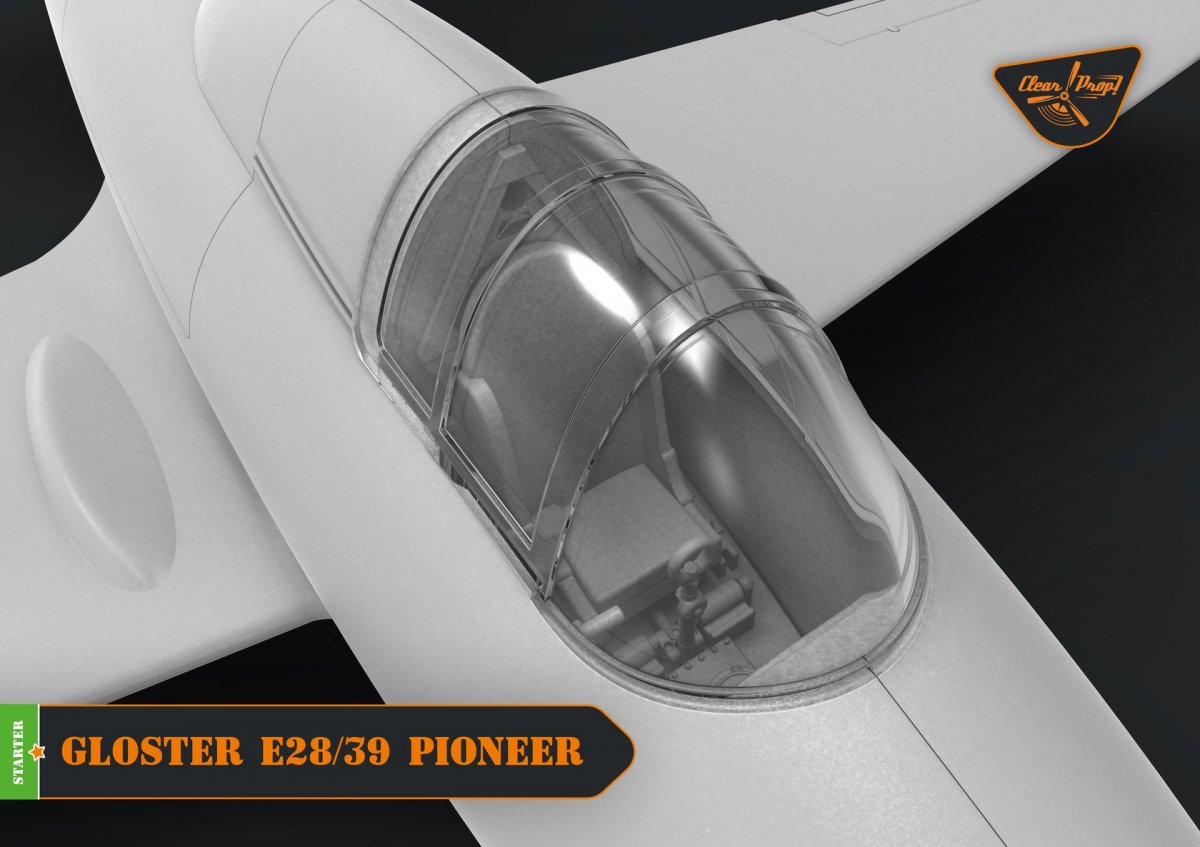 Clear Prop! CP72007 GLOSTER E28/39 PIONEER STARTER KIT 1/72 – obrázek 7