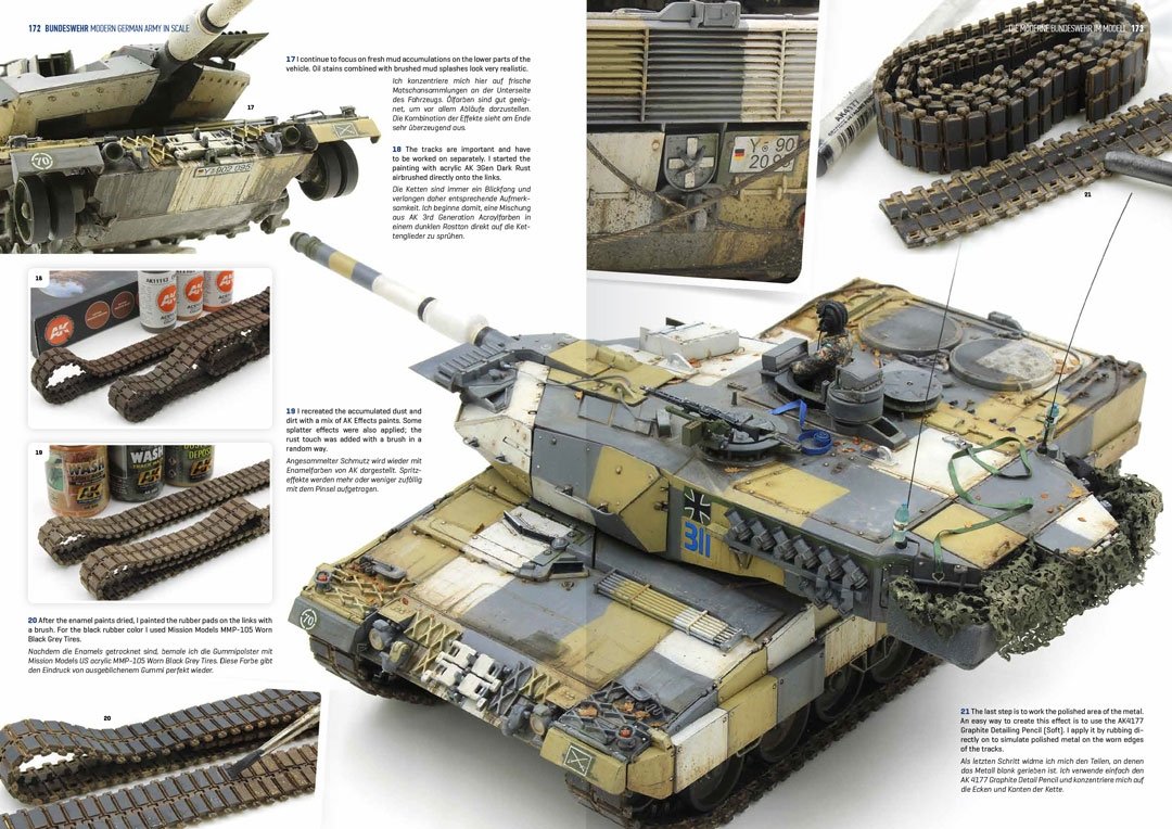 AK Interactive AK524 BUNDESWEHR – MODERN GERMAN ARMY IN SCALE EN/DE – obrázek 8