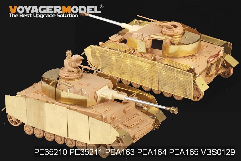 Voyager Model PEA163 WWII German Pz.Kpfw.IV Ausf.H late Production/Ausf.J Turret Armor (For All) 1/35 – imagen 2
