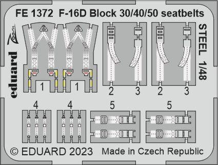 Eduard BIG49384 F-16D Block 30 Kinetic Model 1/48 – Bild 5