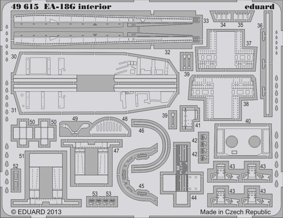 Eduard 49615 EA-18G interior SA 1/48 ITALERI – Bild 2