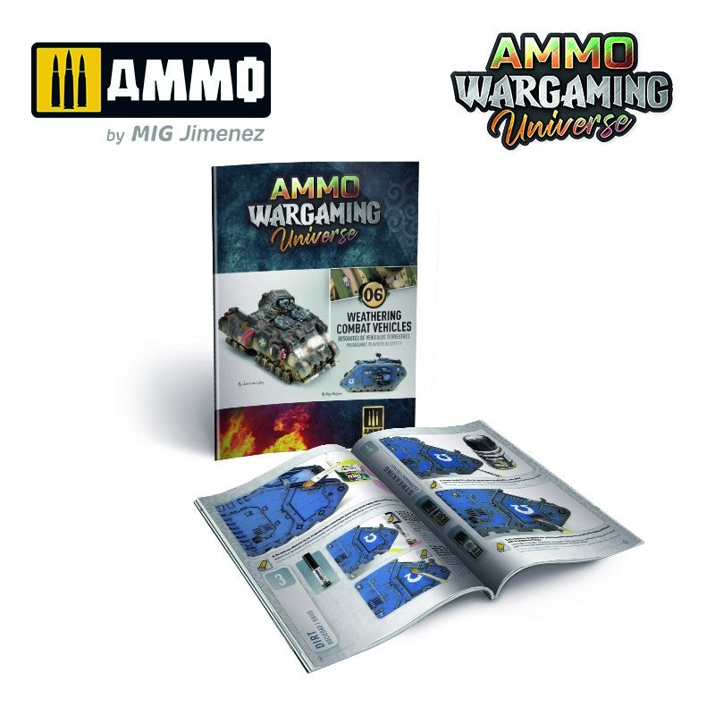Ammo of Mig 6925 AMMO WARGAMING UNIVERSE Book 06 - Weathering Combat Vehicles (English, Castellano, Polish) – imagen 2