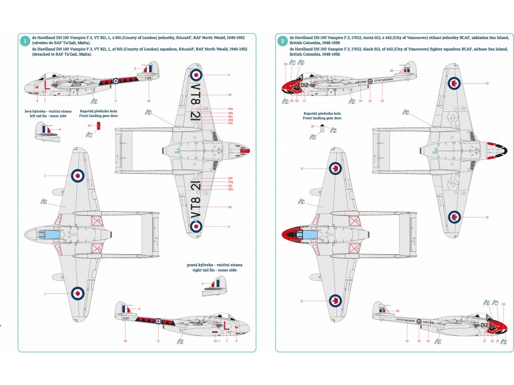 Infinity Models INF3203 DH-100 VAMPIRE F MK.3 1/32 – image 2