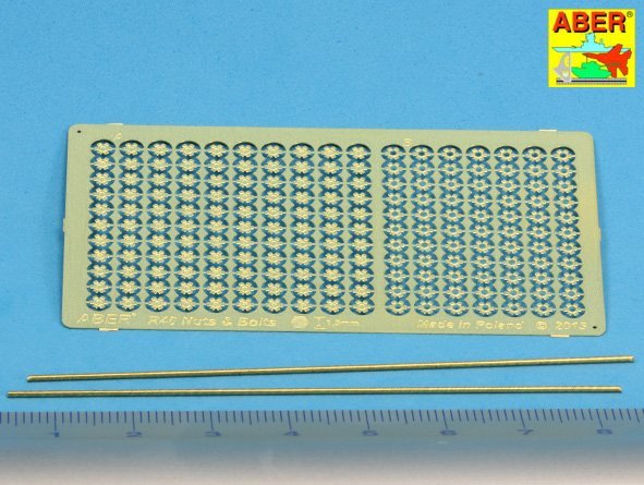 Aber R-40 Hexagonal bolts and nuts 1.5mm useful for (1/16) – Bild 2
