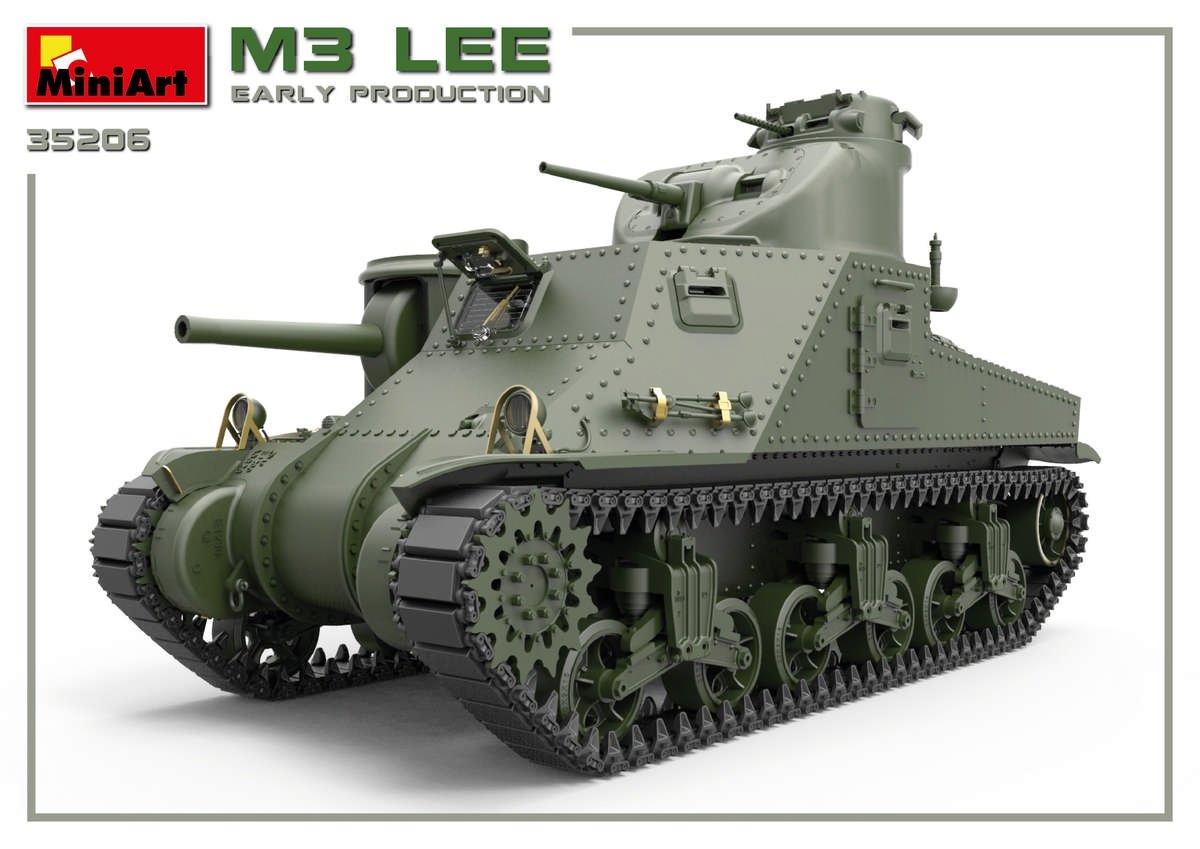 Miniart 35206 M3 Lee early prod. w/interior 1/35 – obrázek 2