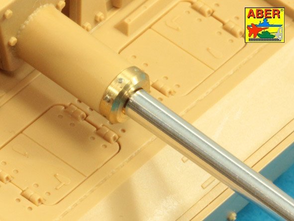 Aber 35L-059n German StuK.40 L/48 7.5 cm Barrel with middle muzzle brake for Stug.III, Ausf G - middle model (1/35) – image 5
