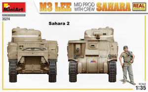 MiniArt 35274 M3 LEE MID MADE BY SAHARA w/CREW 1/35 – imagen 7