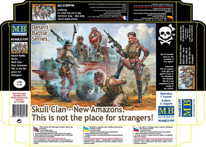 Master Box 35199 Desert Battle Series. Skull Clan - New Amazons. This is not the place for strangers! 1/35 – image 2